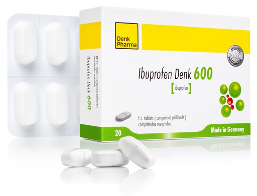 [100610] Ибупрофен-денк 600мг №20 шахмал Denk Pharma - Denk Pharma GmbH & Co.KG (DEU)